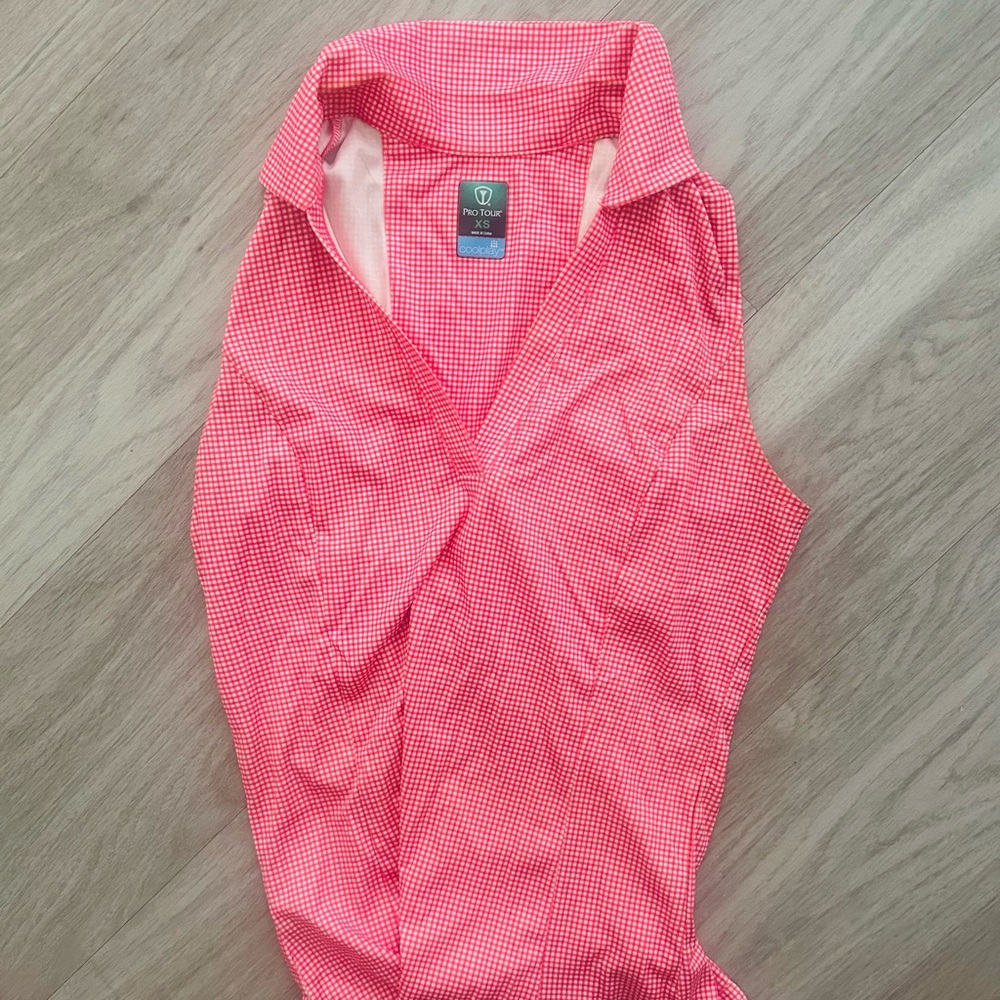 PGA Tour Women's Pink Sleeveless Top